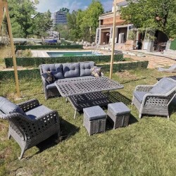 Heniver Alaska 3'Lü Oturma Grubu Koruma Örtüsü