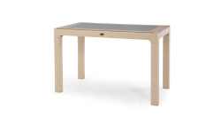 Heniver Rattan Camlı Masa 70x120cm