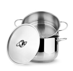 Lines 26 cm Kuskus Çelik Tencere