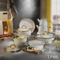 Lines Maya 11 Piece Gold Cover