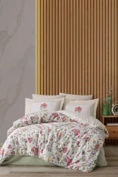 Leticia %100 Pamuk Tek Kişilik Nevresim Takımı