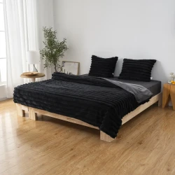 Defne Rabbit Fur Düvet Nevresim Takımı Kışlık