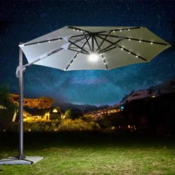 Led Işıklı Dış Mekan Şemsiye
