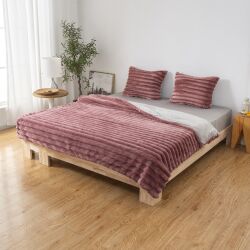 Layla Rabbit Fur Düvet Nevresim Takımı Kışlık