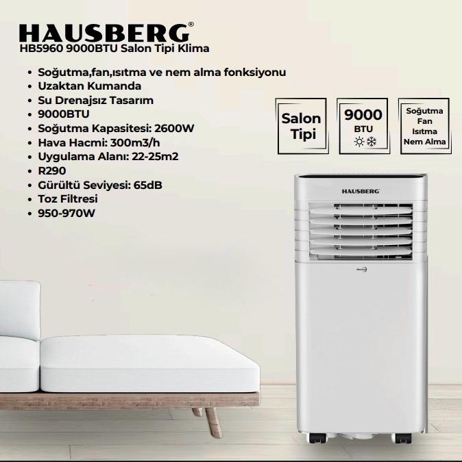 Hausberg HB5960 9000BTU Salon Tipi Klima