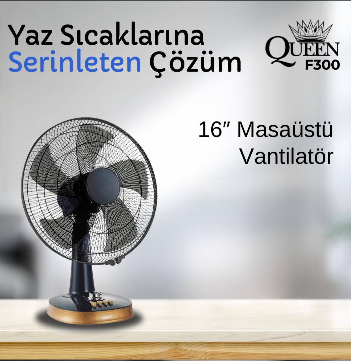 16'' QUEEN F400 MASA VANTILATORU