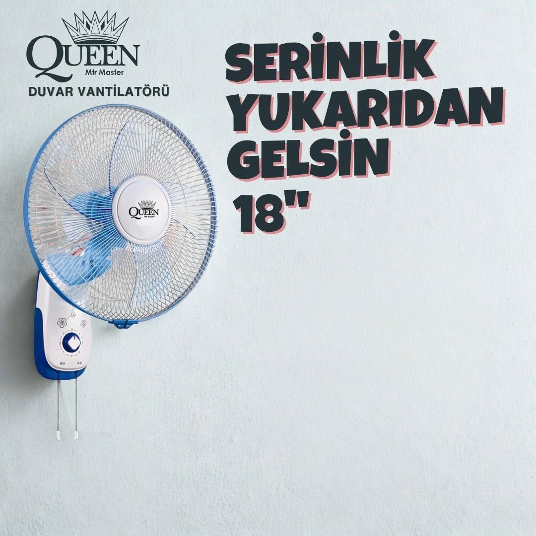 18'' QUEEN WF500 DUVAR VANTILATORU