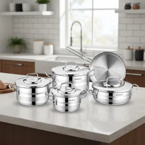 KORKMAZ A2000 9 P.CELIK TENCERE SETI