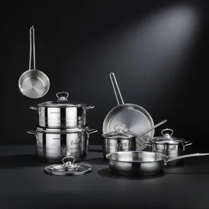 KORKMAZ A1900 9 P.CELIK TENCERE SETI