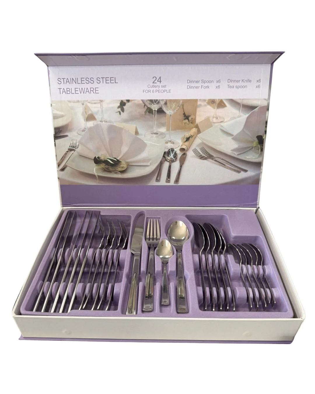 SOKEMVLEEZ LUX 24 PARCA CATAL BICAK SETI