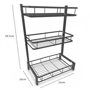 3 Gözlü Multifonksiyonel Raf FT2501-3