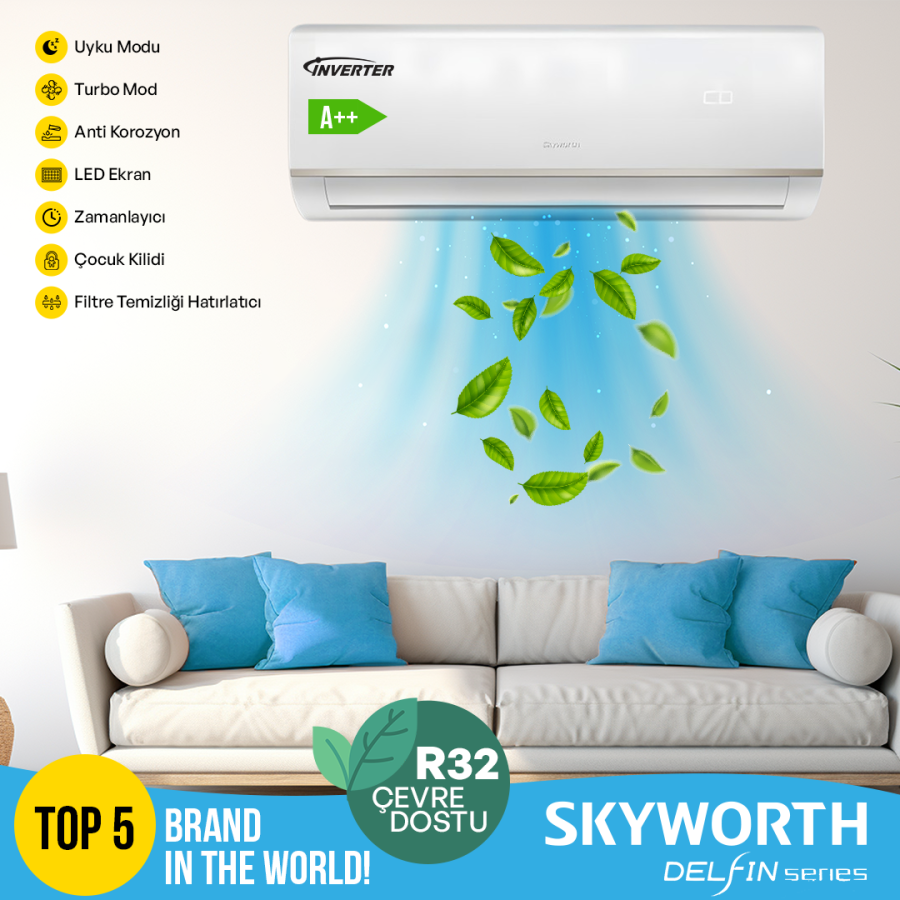 Skyworth 12000 BTU Dc Inverter Klima
