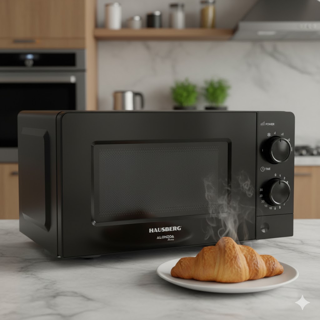 HAUSBERG HB 8008NG 20 L. Mikrodalga Siyah